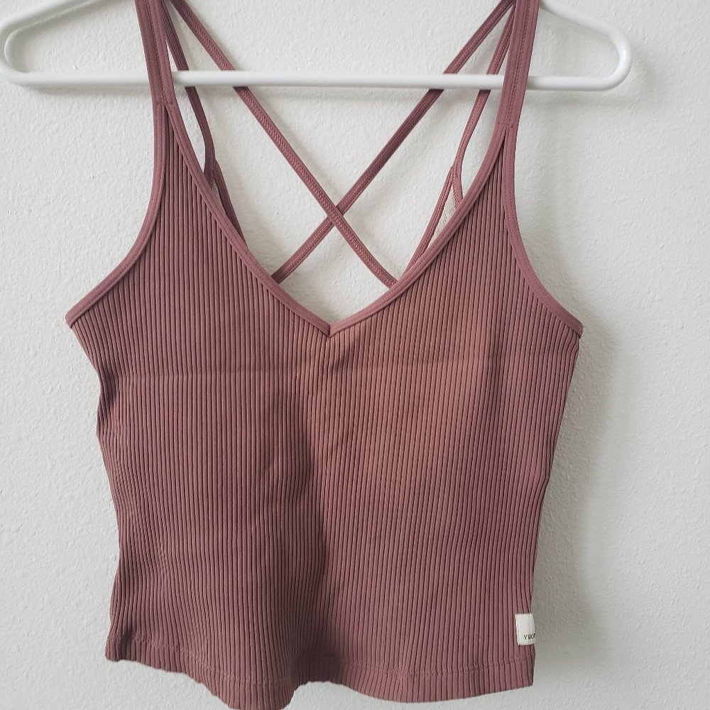 Vuori Rib Crop Tank size M